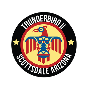 Logo for Thunderbird Field II veterans memorial