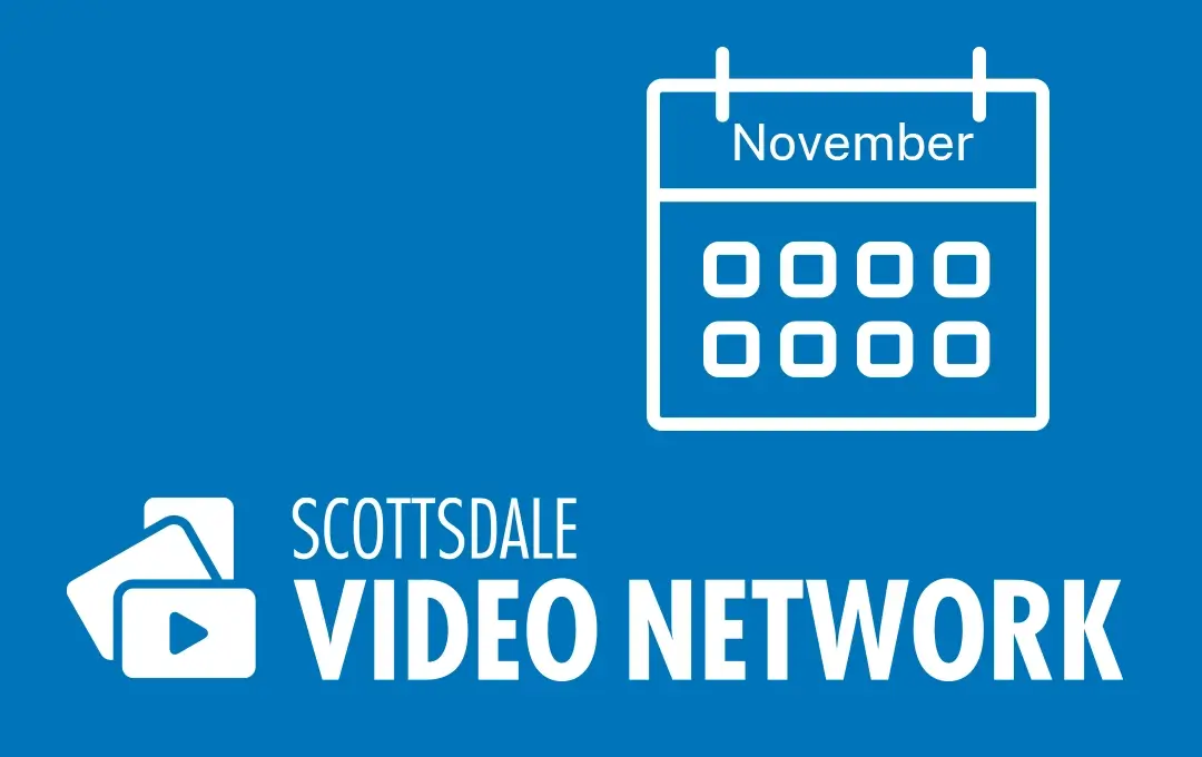 Scottsdale Video Network November Program Guide image