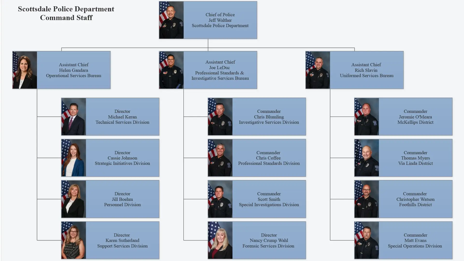 police org chart